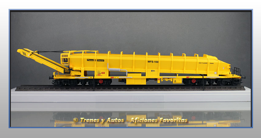 Vagón de transporte y unidad de silo MFS 100 - Plasser & Theurer